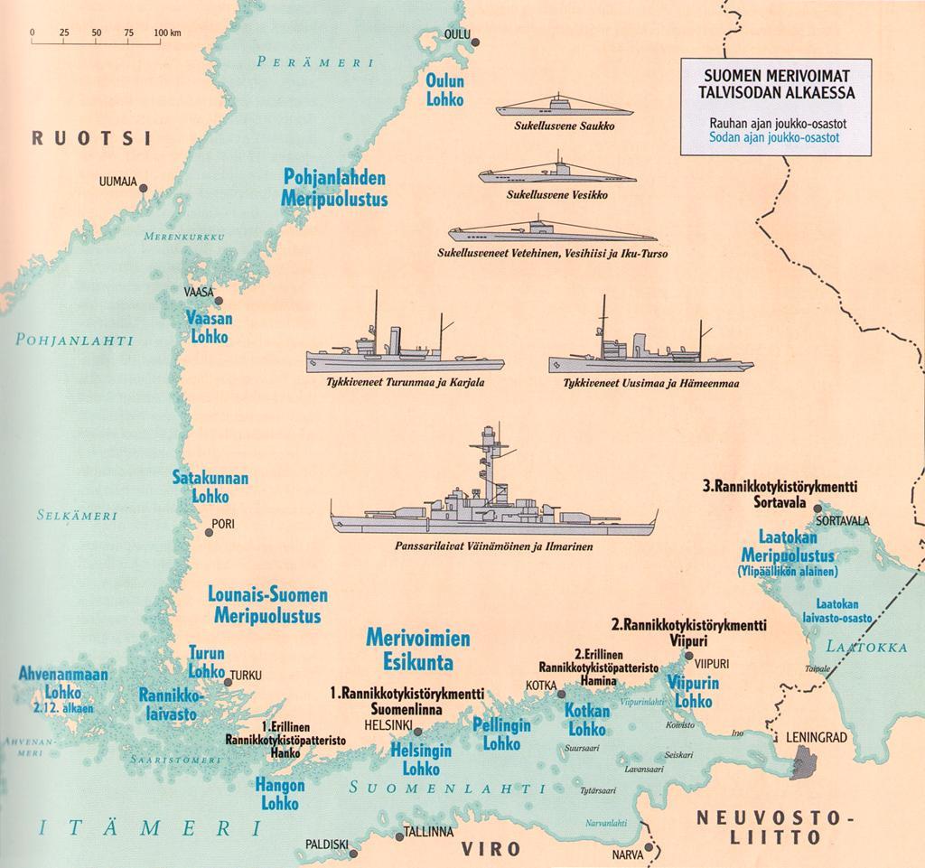 merivoimat talvisodan alkaessa