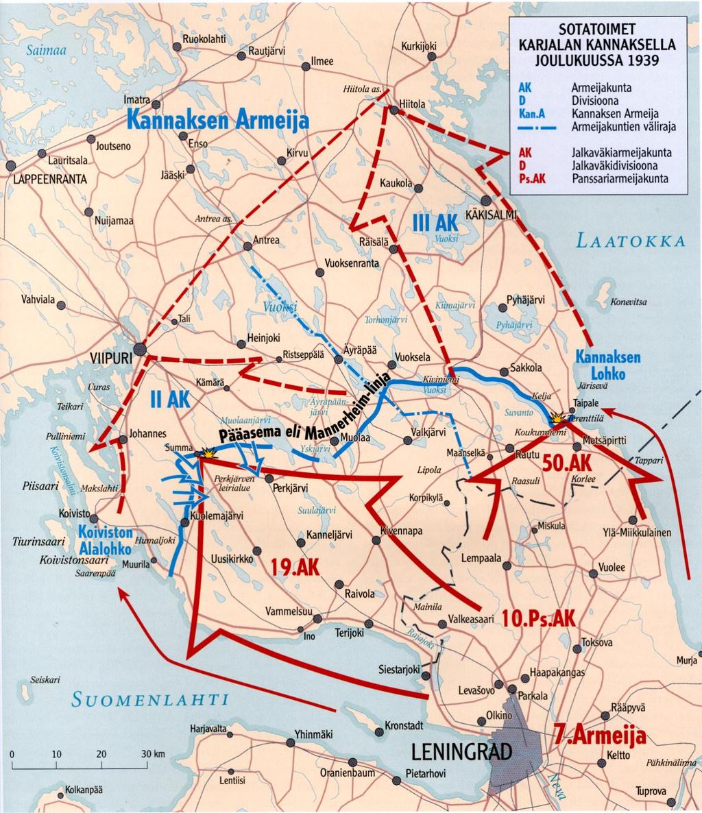 Raunio: Suomen sotien 1939-1945 kulku kartoin