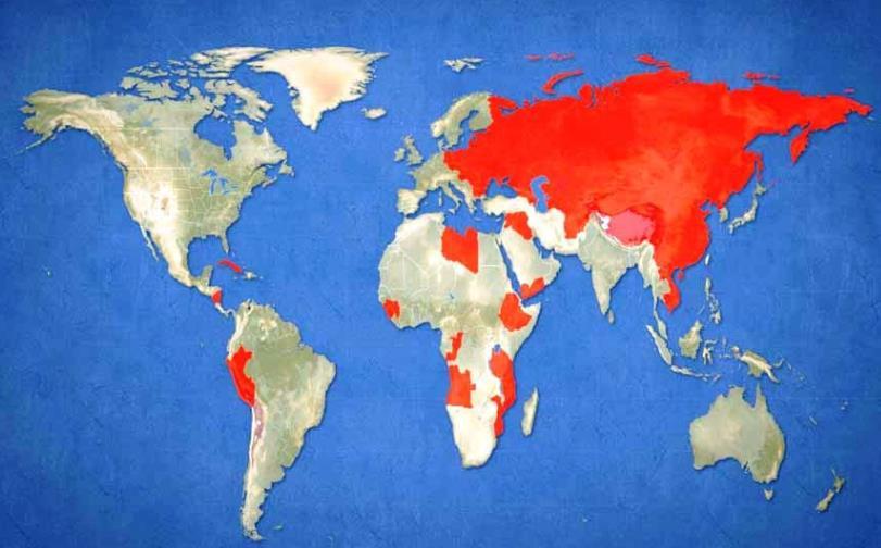 P-Korealla pitkän kantaman ohjuksia ja todennäköisesti myös ydinaseita KOLMANNEN MAAILMAN SYNTY: siirtomaiden itsenäistyminen 1940-luvun lopulta alkaen okylmä sota ulottui itsenäistyviin