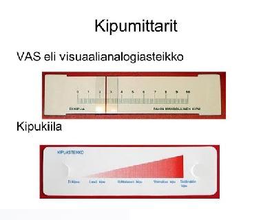 LINKKI Kognitio VAS-kipujana Päivittäiset toiminnot (ADL, IADL) Käden puristusvoima Tasapaino ja liikkuminen SPPB Bergin testi Timed up and go (kävely + tuolilta