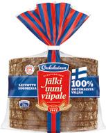 Jälkiuunipala 4 240 g 22/ltk pep 5 M, L, S, K, SJ, LS, RK *6411402105103* 100 % TÄYSJYVÄRUISTA KÄYTETYSTÄ VILJASTA 100 %