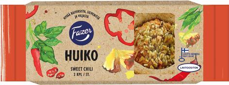 JAKSON TOIMENPITEET FAZER HUIKO SWEET CHILI 2 KPL 120 G Makean, suolaisen ja vienon tulisen hurmaava yhdistelmä