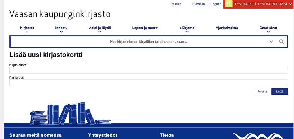 Kirjaudu ulos Kun haluat kirjautua ulos, klikkaa ensin