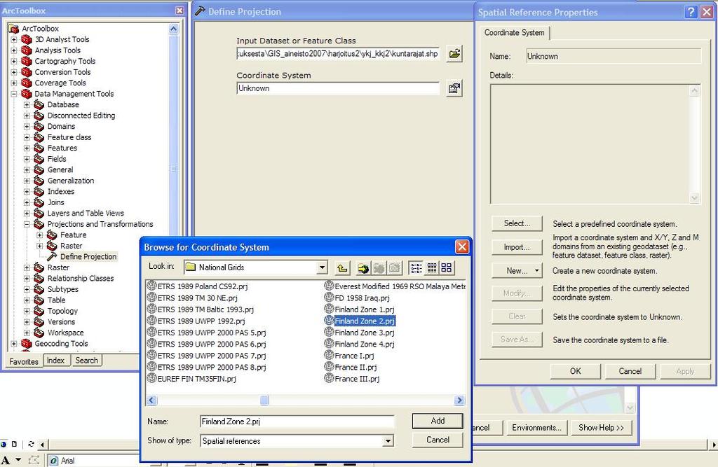 Layer properties Source Karttatason