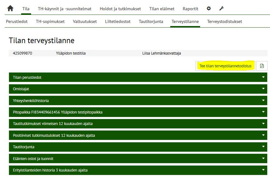 käytettävissä sähköiset todistukset Tuottaja voi