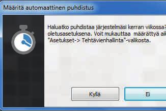 Myös netin käyttöä voi tehostaa, ja levyn eheyttäminenkin onnistuu.