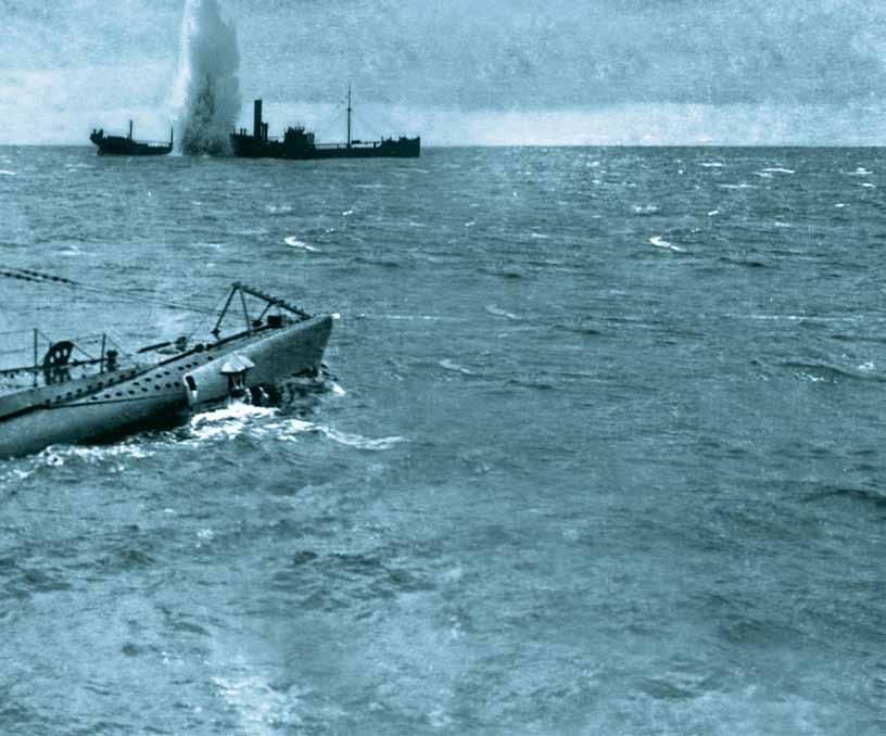 Sukellusvene U-9:n kapteeni Otto Weddigen sai ensimmäisen luokan rautaristin upotettuaan kolme vihollisalusta samana päivänä.