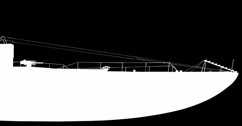 UB III -veneissä oli 10 torpedoa.