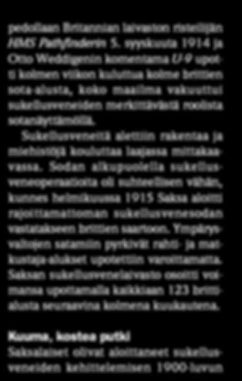 kunnes helmikuussa 1915 Saksa aloitti rajoittamattoman