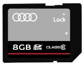 Audi SD kaart ja USB võti, 8 GB Audi A3