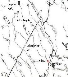 32 3 AINEISTO JA MENETELMÄT 3.1 TUTKIMUSALUE Tutkimusalue sijaitsee Seleznjovon kylässä Venäjällä, Leningradin oblastissa, noin 10 kilometriä Viipurista länteen (kuva 1).