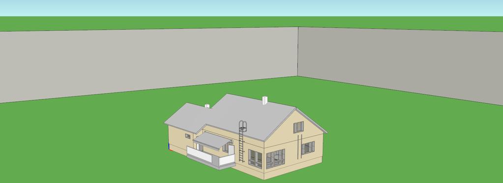 Kohti energiaomavaraisuutta uusimmat teknologiat pienkiinteistöjen energiantuotannossa 13 / 11 Kuva 6. Simuloinneissa käytetty omakotitalo ja siinä olevat tilat.