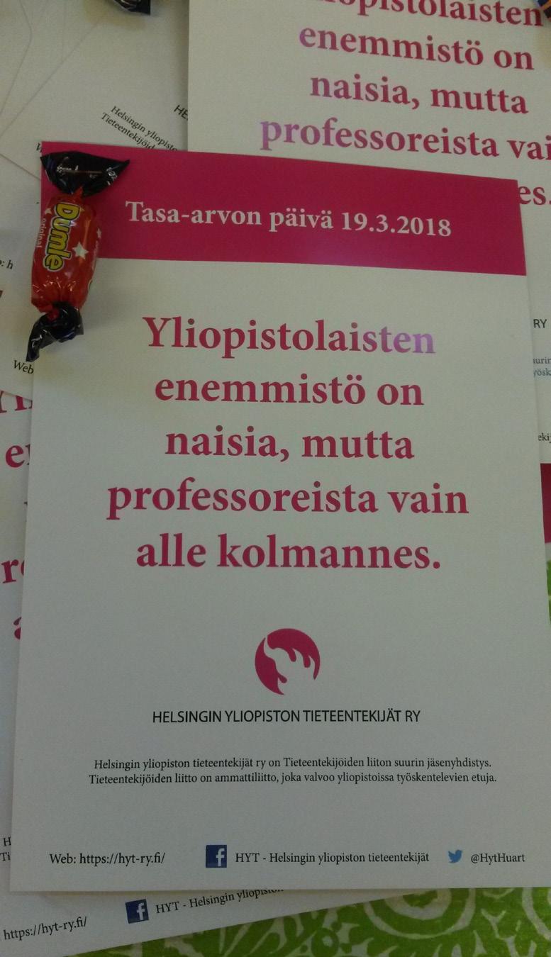 2018 Minna Canthin ja tasa-arvon päivänä