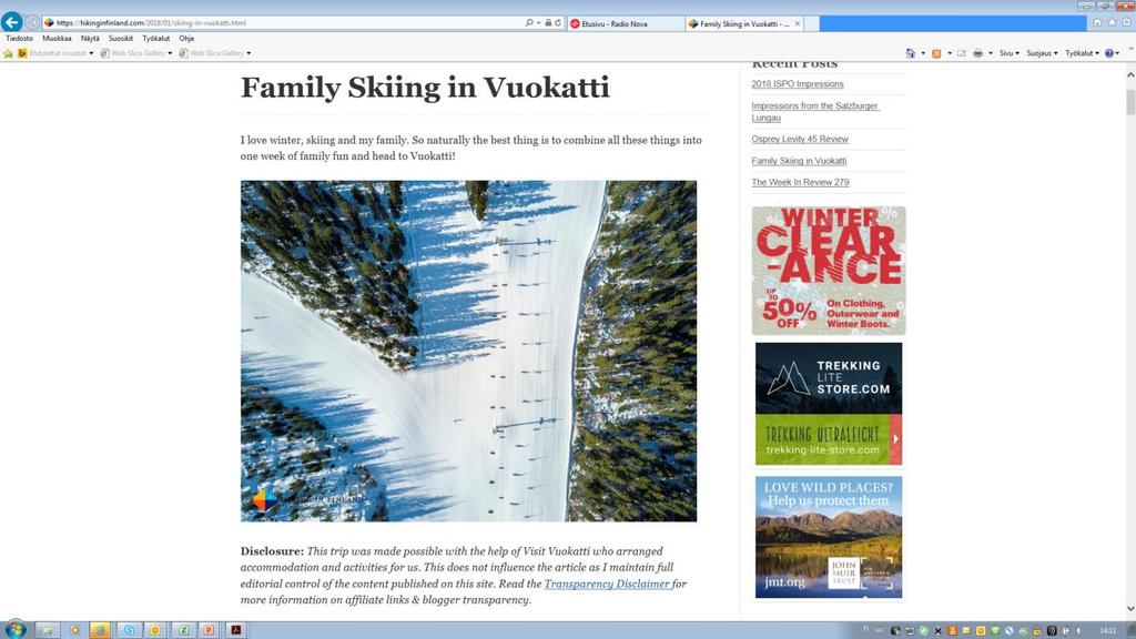 Mediajulkisuutta Hendrik Morkel / Family Skiing