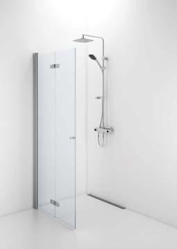 Suihkukaapit / Duschar IDO Showerama 10-11 -taittoovi Suihkuovi / Duschvägg 671/771/871 IDO Showerama -taitto-ovi, jonka avulla luot toimivan suihkutilan pieneenkiin kylpyhuoneeseen.