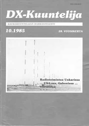 Yli 30 uutta jäsentä oli taas liittynyt Suomen DX-liittoon mm. Outi Männistö 7434 Kauttualta. Kauhajoen Radio Kerho (KRK) oli herännyt henkiin. Tiedossa aktiivista toimintaa, kuten DX-retkiä.