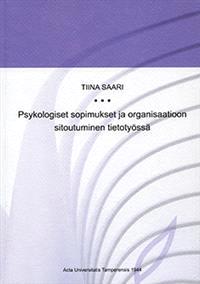 Lataa Psykologiset sopimukset ja organisaatioon sitoutuminen tietotyössä - Tiina Saari Lataa Kirjailija: Tiina Saari ISBN: 9789514494772 Sivumäärä: 106 Formaatti: PDF Tiedoston koko: 10.