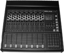 INVENTORY # FPSCSOLICE AUDIO MIXERS & ACCESSORIES by Professional Sound Corp. DESCRIPTION PSC SOLICE AUDIO MIXER 8 CHANNEL AUDIO MIXER DESIGNED FOR FILM OR MULTI-CAMERA PRODUCTIONS.