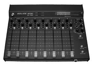 FEATURES 2 MIC INPUTS 6 LINE INPUTS, DIRECT OUTPUTS, 2 CHANNEL L/R MIX OUTPUTS, AUX FEED TO BOOM OP.