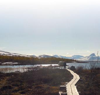 Treriksrøysa is das nördlichse Dreiländereck der Wel. Hier reffen Norwegen, Schweden und Finnland aufeinander.