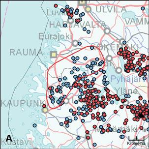 6. Ihode reviiri (VarsinaisSuomi ja Satakunta) Yksilömääräarvio: 2 Tassuhavainnot 3.8. 31.12. 17 kpl 1 kpl, 3 yks. 1.1.2018 28.2.2018 35 kpl 2 kpl, 3 yks.