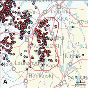 10. KarviaJalasjärven reviiri (Satakunta Pohjanmaa) Yksilömääräarvio: 56 Tassuhavainnot 7.8. 31.12. 26 kpl 64 kpl, 37 yks. 1.1.2018 28.2.2018 31 kpl 52 kpl, 36 yks.