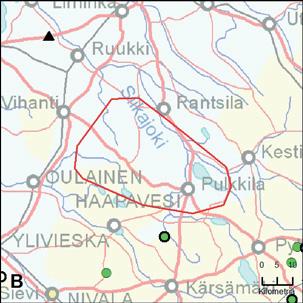 Alueen koko 1260 km 2 DNA näytteet Kerätyt näytteet: Onnistuneet määritykset: