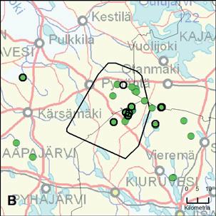 näytteitä kerätty myöhemmin Uuran reviirillä; pantasusi Ukko) GPSaineisto 2 kpl, merkitty 11.3.