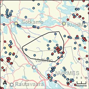 28. Saramon reviiri (PohjoisKarjala Kainuu) Yksilömääräarvio: 2 Tassuhavainnot Alueen koko 21.10. 31.12. 11 kpl 8 kpl, 34 yks. 1.1.2018 28.