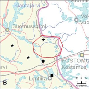33. Kuivajärvi rajareviiri (Kainuu) Yksilömääräarvio: Tassuhavainnot 14.9. 31.12.