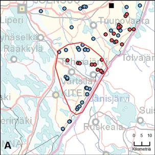 43. Wärtsilän rajareviiri (PohjoisKarjala) Yksilömääräarvio: 34 Tassuhavainnot 11.8. 31.12. 15 kpl 2 kpl, 35 yks. 1.1.2018 28.