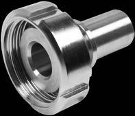 The coupling is available acc. to either SMS 1145 or DN 11851 standards. Also available on request couplings with male thread and serrated hose shank.