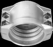 Turvakiristin Klämbackskoppling Safety clamp Хомут Safety EN 14420-3 standardin mukaisia letkukiristimiä käytetään esimerkiksi kierreliittimien s. 69 ja nokkavipuliittimien s. 70 kiristämiseen.