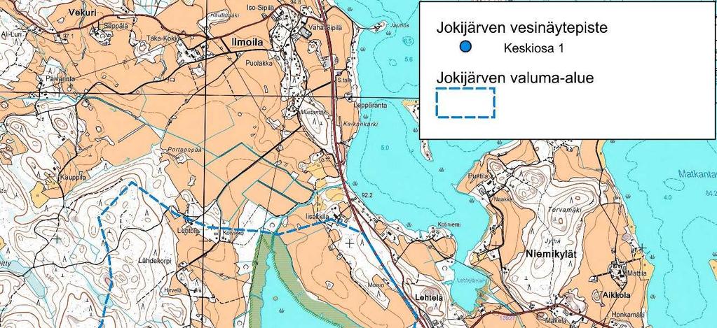 Hertassa on Jokijärven näytetietoja kuudelta kerralta.