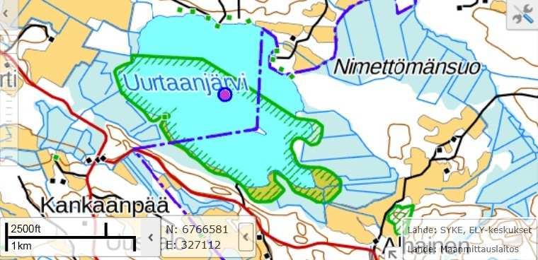 6. Hämeenlinna, Kalvolan pitäjä Kalvolassa on 65 järveä ja lampea. Niistä tutkittiin Uurtaanjärvi (2017