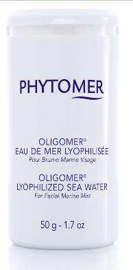 OLIGOMER EAU DE MER LYOPHILISÉE Oligomer juomajauhe Ammattikoko SVP055 50 g purkki tuo iholle hivenaineita ja mineraaleja. OLIGOMER, 100% lyofilisoitu merivesi, josta on natriumin määrää vähennetty.