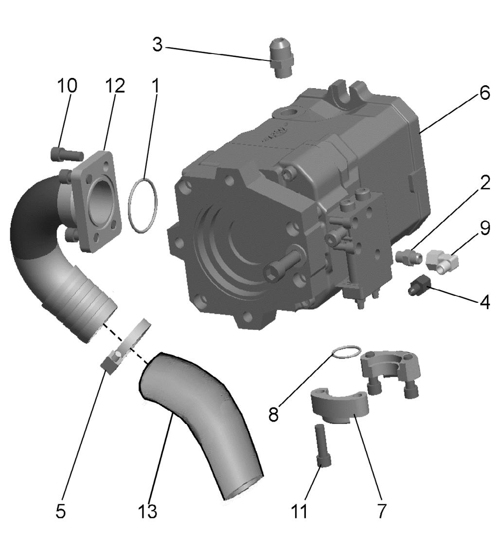 Työpumppu Linde Arbeitspumpe Linde 15DB Hydr.