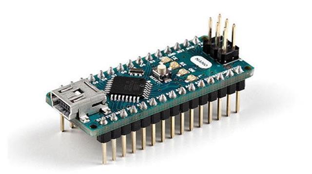 4 Kuva 2. Arduino Nano [2] Arduino Nano sisältää 11 I/O-digitaaliliitinnastaa (D2-D12).