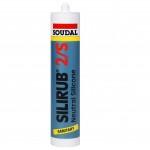 (06774) Soudal Silirub 2/S rakennussilikonimassa 7,50 sis alv 24% Soudal Silirub Cleanroom 8,50 sis alv 24%