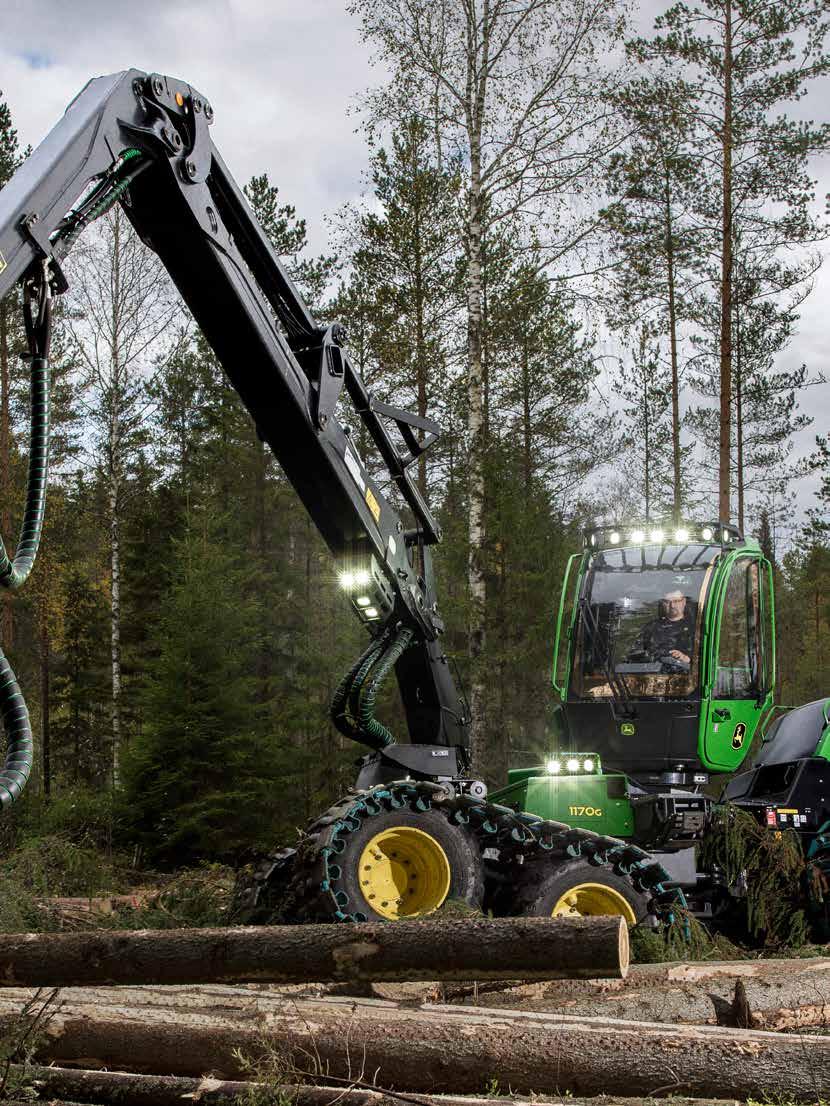 1170G Motor Propulsie John Deere 6068, Tier 4 Final / Etapa IV Putere maximă la 155 kw (208 cp) la 1900 rpm Cuplu la 978 Nm la 1500 rpm Forță de