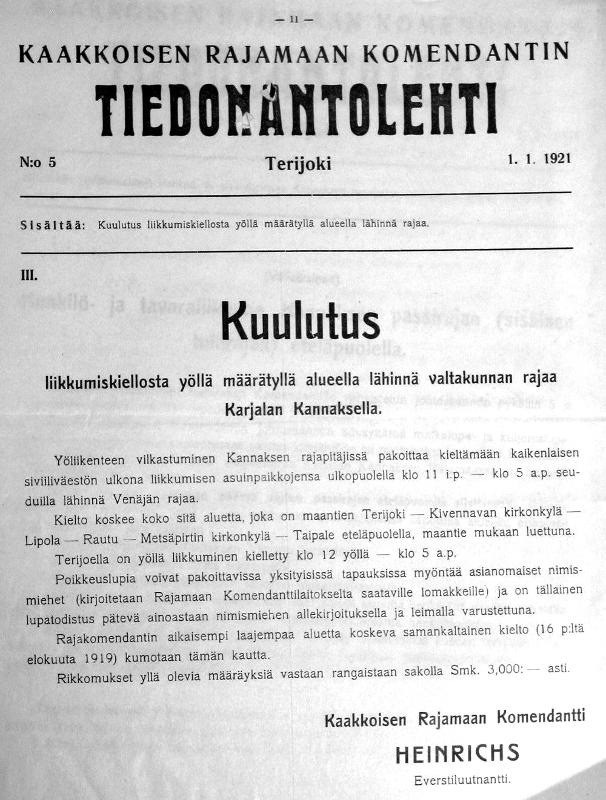 Vuosi 1921 1 Kirjoituksia Metsäpirtistä vuonna 1921 Tähän julkaisuun on koottu Metsäpirttiä koskevia sanomaja aikakauslehdissä olleita kirjoituksia sekä Metsäpirtin kunnallishallinnon pöytäkirjoja