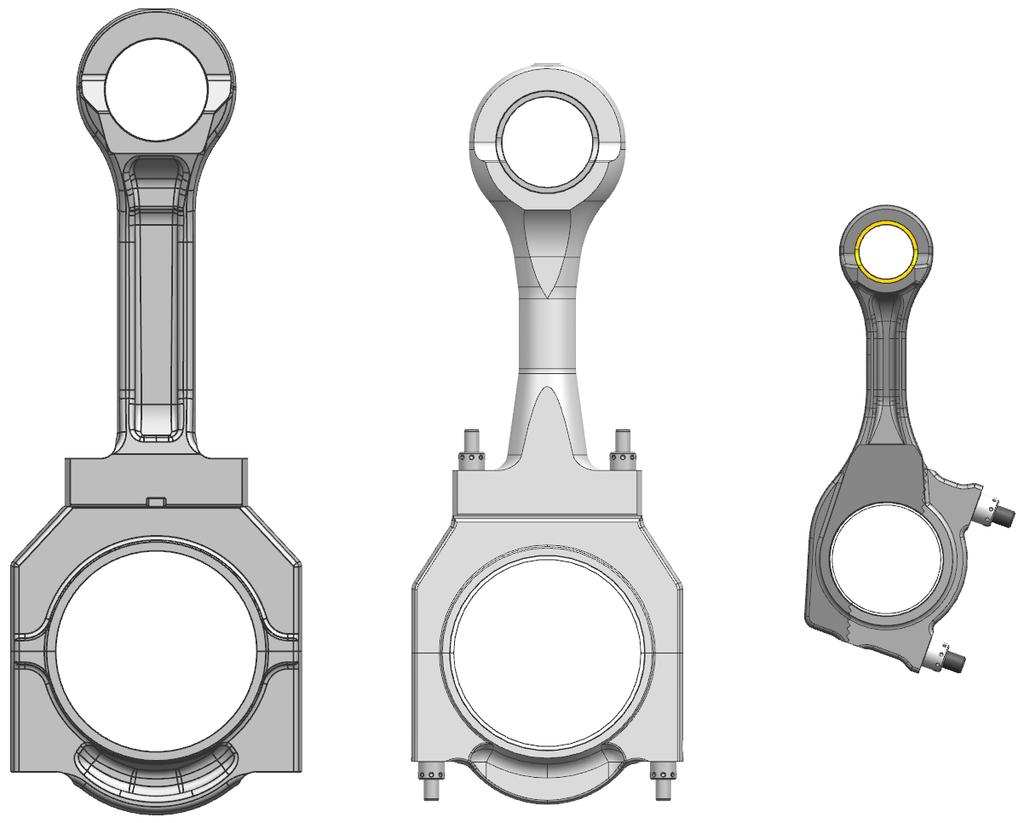 18 4 CONNECTING ROD FACTORY The Connecting Rod Factory manufactures three different models of connecting rods, for W20, W31, W32 and W34