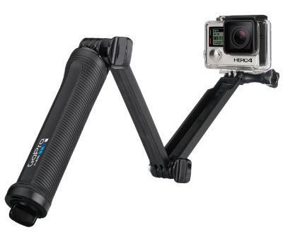 M156 Action kamera GoPro Hero 4 näytöllä + lisäakku Smatree SMAPAC-401H + GoPro Smart