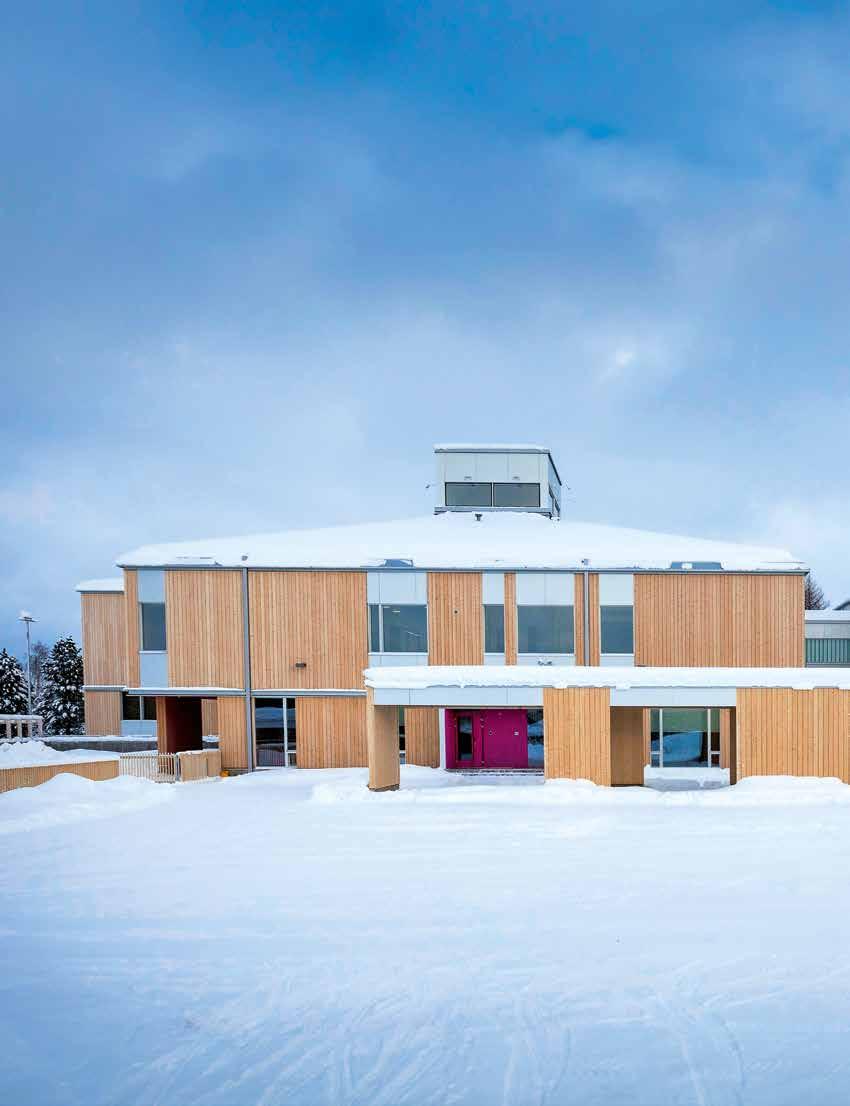 RAKENNETTU PROJECTS Tuupalan alakoulu ja päiväkoti Tuupala primary school and day-care centre Kuhmo alt Arkkitehdit Oy +