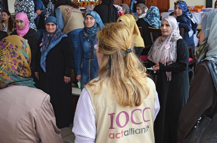 ULKOMAILTA IOCC on Filantropian pitkäaikainen kumppani. Pakolaisperheitä tuetaan esimerkiksi kouluttamalla äitejä lasten terveyteen ja ravitsemukseen liittyvissä kysymyksissä.