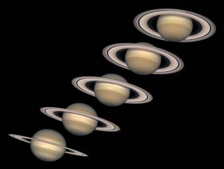 planeettaa tai kuuta. Muutama vuosi tämän jälkeen kun Galilei uudestaan tähysteli Saturnusta, kaksi pienempää kappaletta olivat hävinneet, jolloin Galilei ajatteli Saturnuksen syöneen ne.