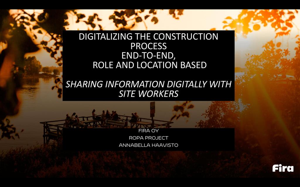 SHARING INFORMATION DIGITALLY WITH SITE
