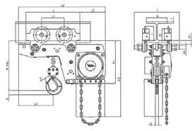 10.2.17 Erittäin matalarakenteinen Yalelift LHP työntövaunulla ja Yalelift LHG ketjusiirtovaunulla kapasiteetit 500 kg - 10000 kg Yalelift LHP 500-3000 kg