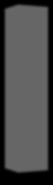 60 cm Tummanruskea Mocca kromivedin Mido