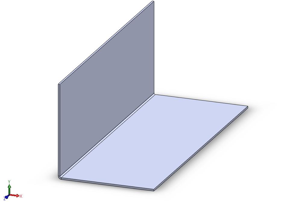 24 Kuva 12. SolidWorks 3D-malli taivutetusta koekappaleesta. Mallin mitat käyvät ilmi kuvasta 13. Kuva 13.